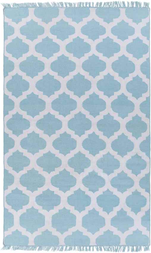 Kobuk Modern Sky Blue/Ivory Area Rug