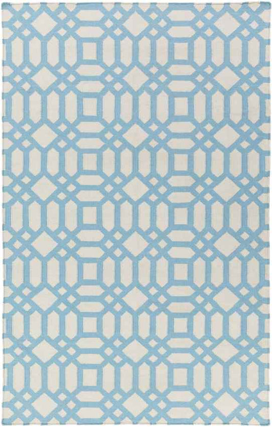 Koyukuk Modern Beige/Blue Area Rug