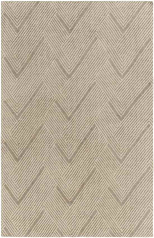 Lawrenceville Modern Light Brown Area Rug