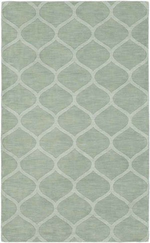 Vulcan Solid and Border Sage Area Rug