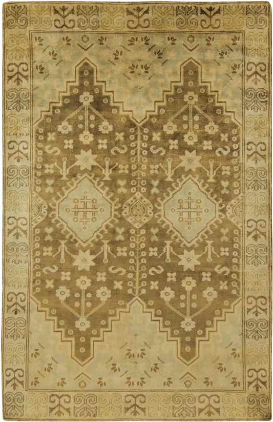 Loganville Traditional Olive Area Rug