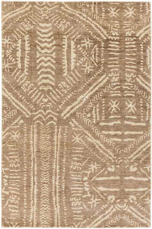 Luthersville Global Dark Brown/Cream Area Rug