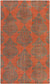 Memphis Global Coral/Charcoal Area Rug