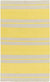 Montevallo Modern Bright Yellow/White Area Rug