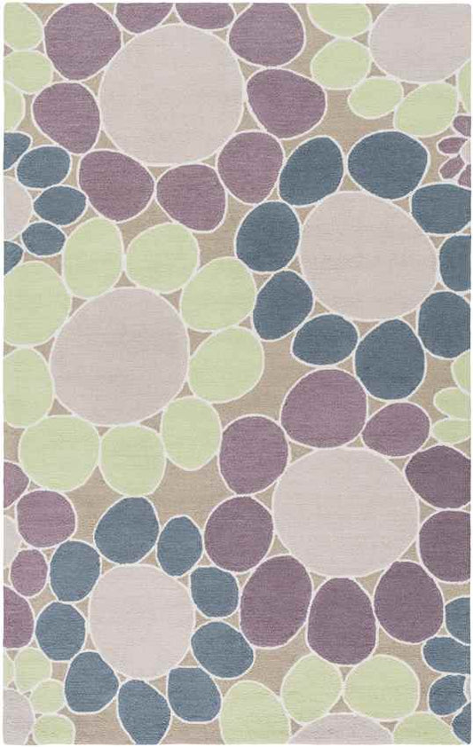 Paonia Modern Mauve Area Rug