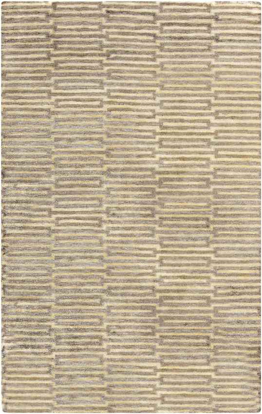 Bezons Modern Wenge/Golden Brown Area Rug