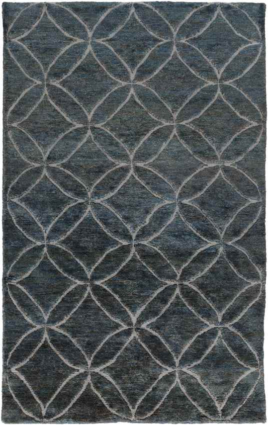 Peoria Global Sky Blue/Moss Area Rug