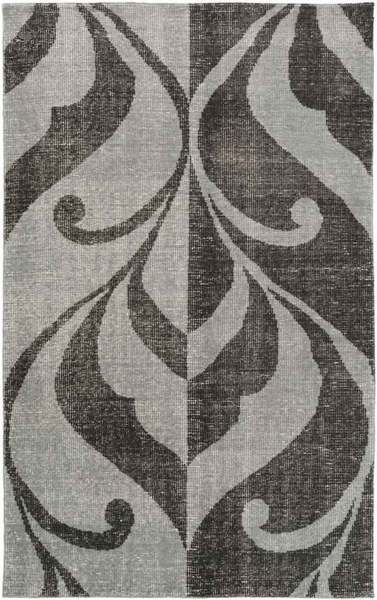 Pima Modern Black/Gray Area Rug