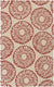 Ramah Modern Ivory/Rust Area Rug