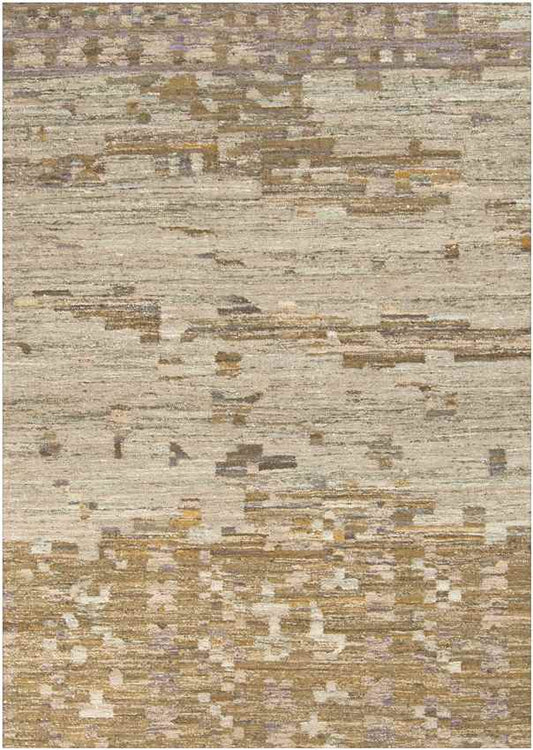 Rockvale Global Tan/Dark Green Area Rug