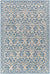 Sahuarita Modern Blue/Beige Area Rug