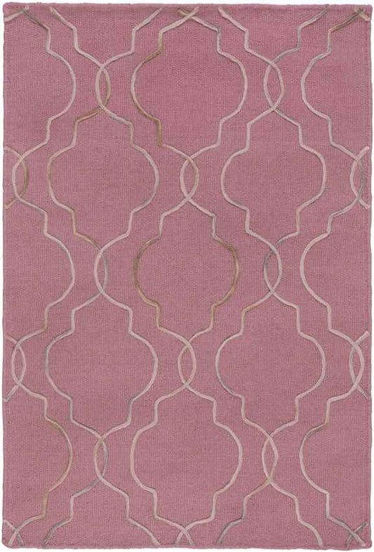 Salinas Modern Pink Area Rug