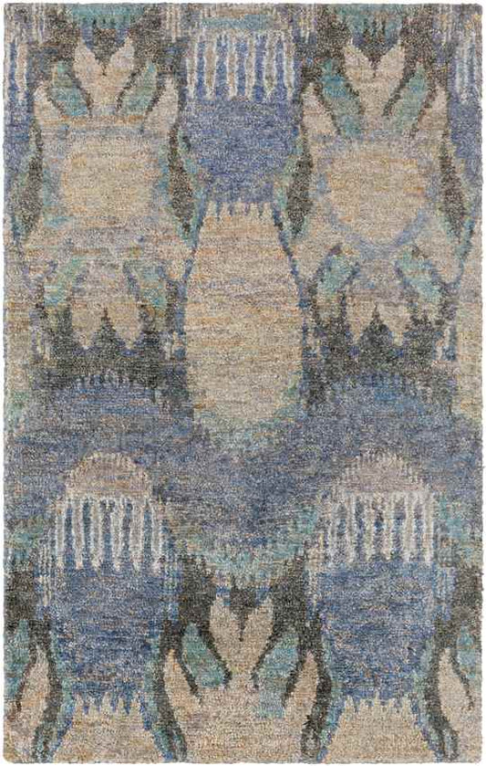 Schley Global Camel/Black/Navy Area Rug