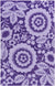 Seminole Modern Purple Area Rug