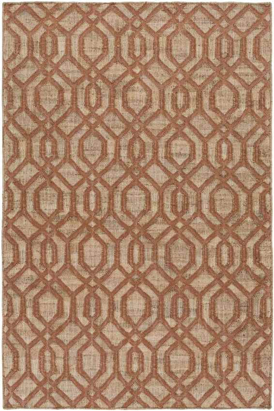 Shishmaref Global Burnt Orange/Brown Area Rug