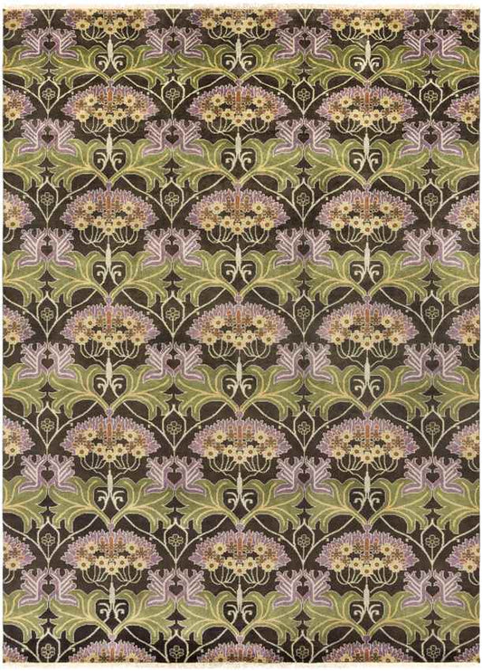 Woolsey Traditional Green/Brown Area Rug