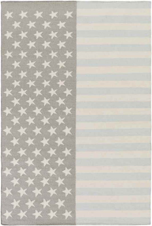 Altamont Modern Beige/Sky Blue Area Rug