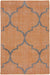 Belvidere Modern Burnt Orange Area Rug