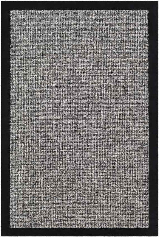 Earby Modern Black Area Rug