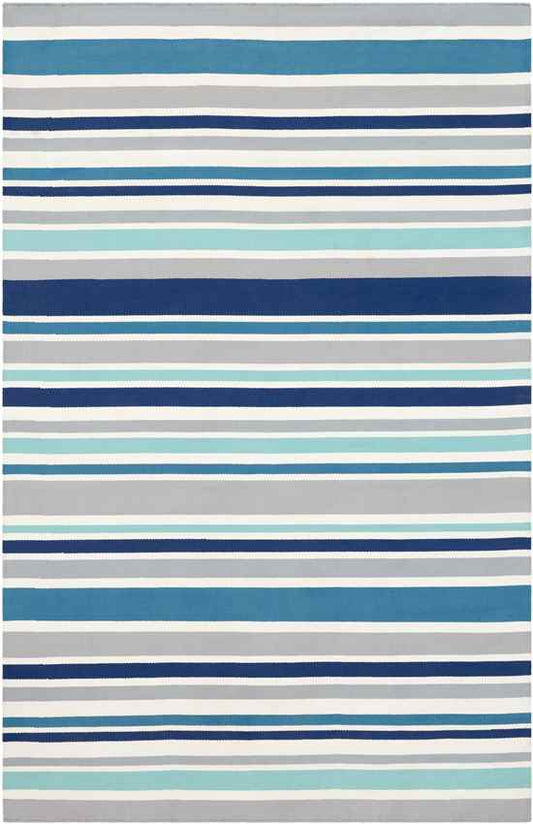 Fareham Modern Dark Blue/Ivory Area Rug