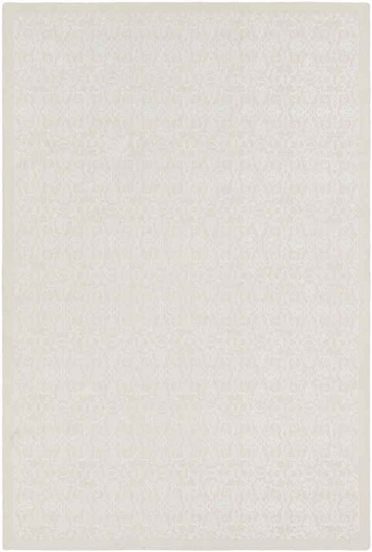 Maidstone Traditional White Area Rug