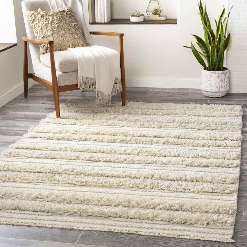 Padiham Global Cream Area Rug