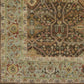 Reigate Traditional Dark Brown Area Rug
