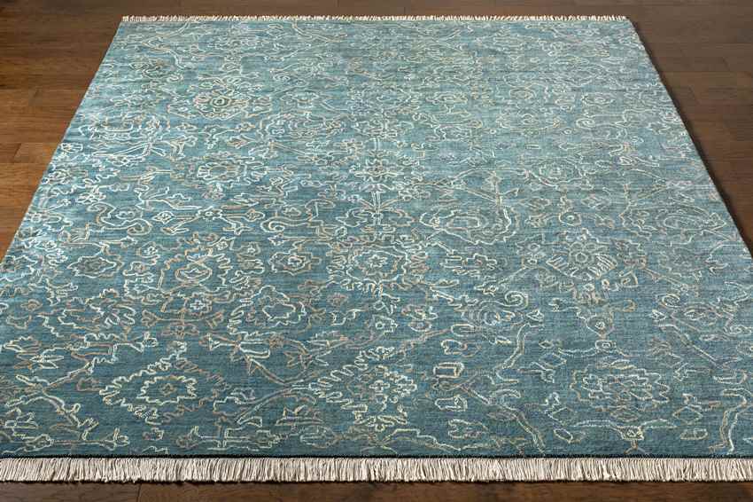 Solihull Traditional Navy Area Rug
