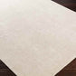 Somerton Solid and Border Beige Area Rug