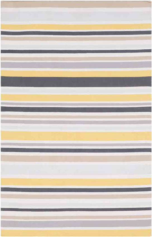 Fareham Modern Light Gray/Yellow Area Rug