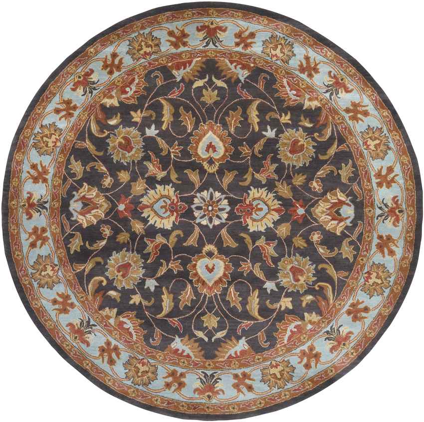 Paris Traditional Charcoal Area Rug