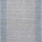 Reims Solid and Border Medium Gray Area Rug