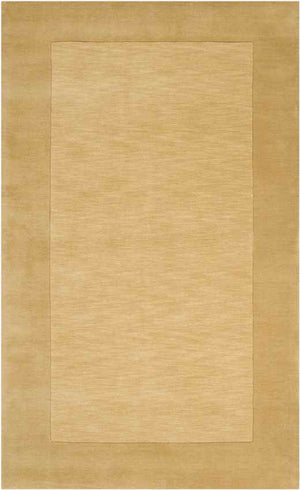 Reims Solid and Border Camel Area Rug