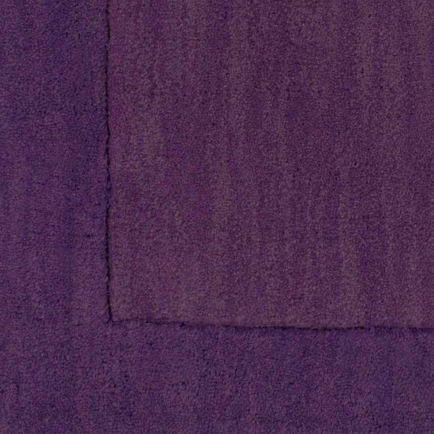 Reims Solid and Border Violet Area Rug