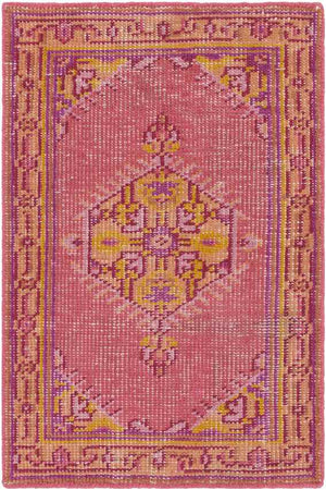 Chieti Traditional Bright Pink Area Rug