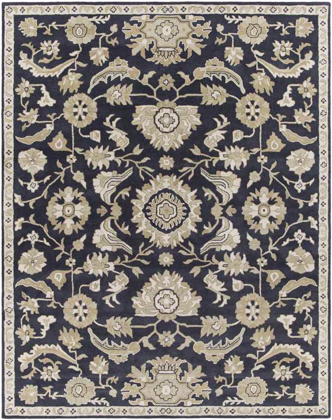 Caraquet Traditional Ink Area Rug