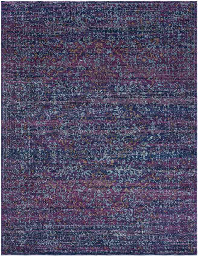Cocagne Traditional Teal Area Rug