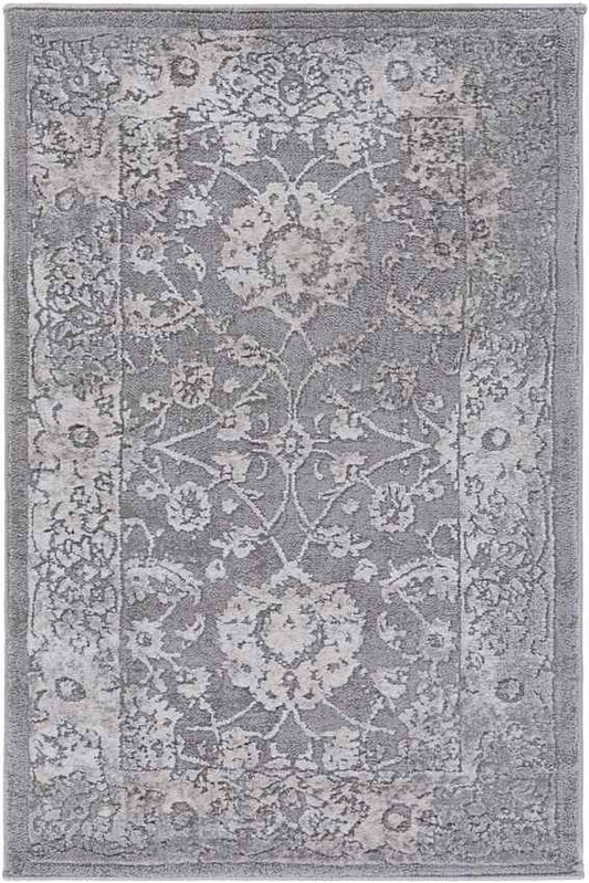 Meadows Traditional Medium Gray Area Rug