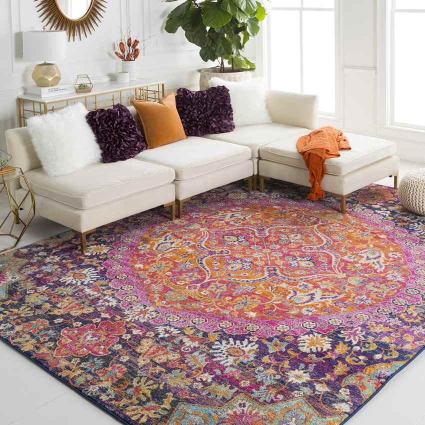 Point May Traditional Garnet Area Rug