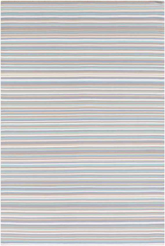 Triton Modern White/Gray Area Rug