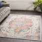 Toulouse Traditional Bright Orange Area Rug