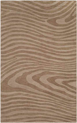 Latchford Solid and Border Camel Area Rug