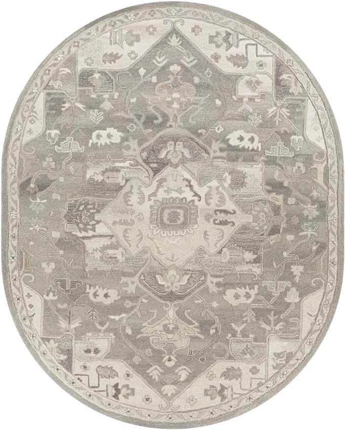 Roblin Traditional Taupe Area Rug