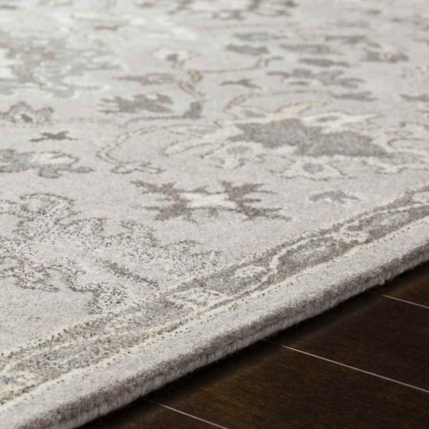 Ness Traditional Taupe Area Rug