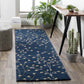 Le Havre Transitional Navy Area Rug
