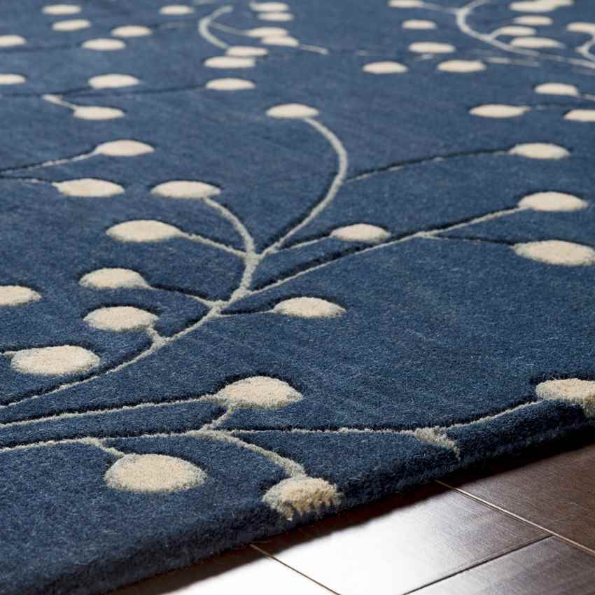 Le Havre Transitional Navy Area Rug