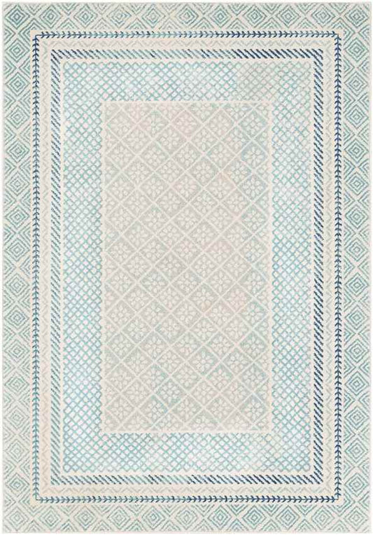 Schettens Global Aqua Area Rug