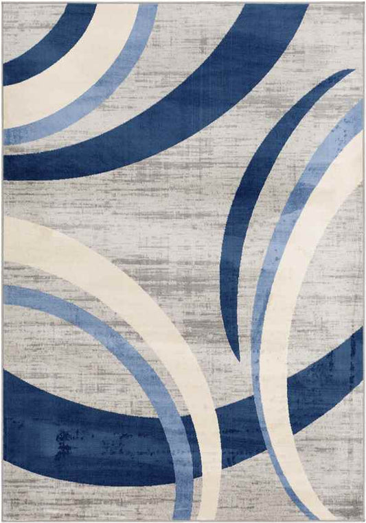 Tjaard Modern Navy Area Rug