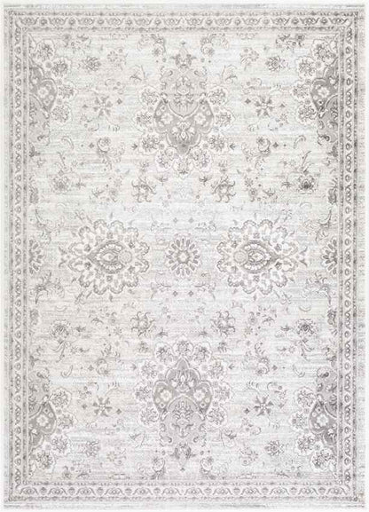Woudsend Transitional Light Gray Area Rug