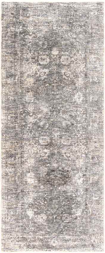 Lucca Traditional Dark Green Area Rug
